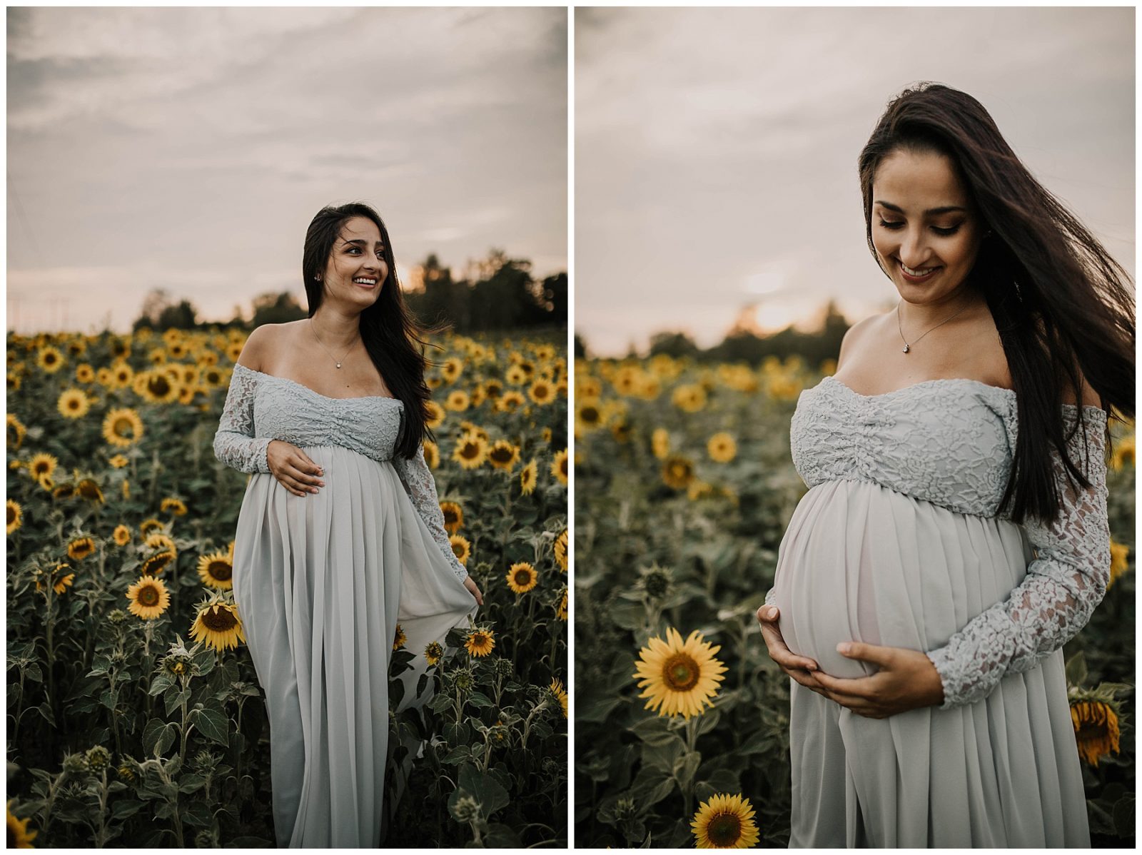 gravidfotografering solrosfält stockholm